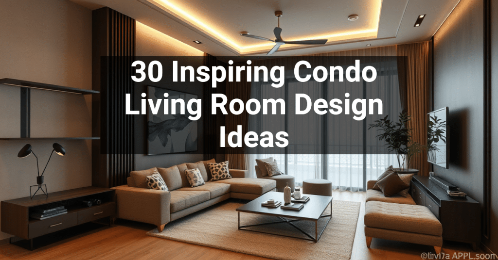 30 Inspiring Condo Living Room Design Ideas