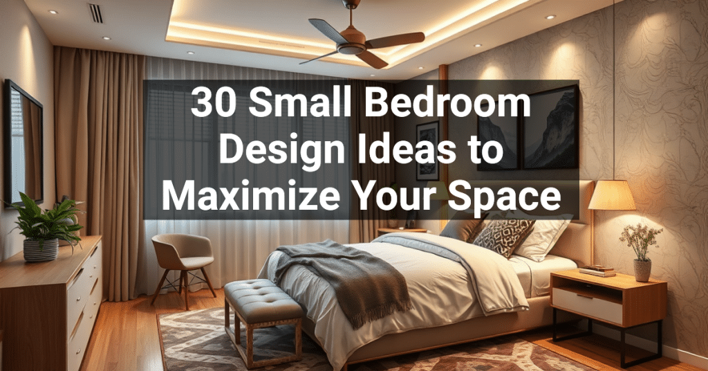 30 Small Bedroom Design Ideas to Maximize Your Space