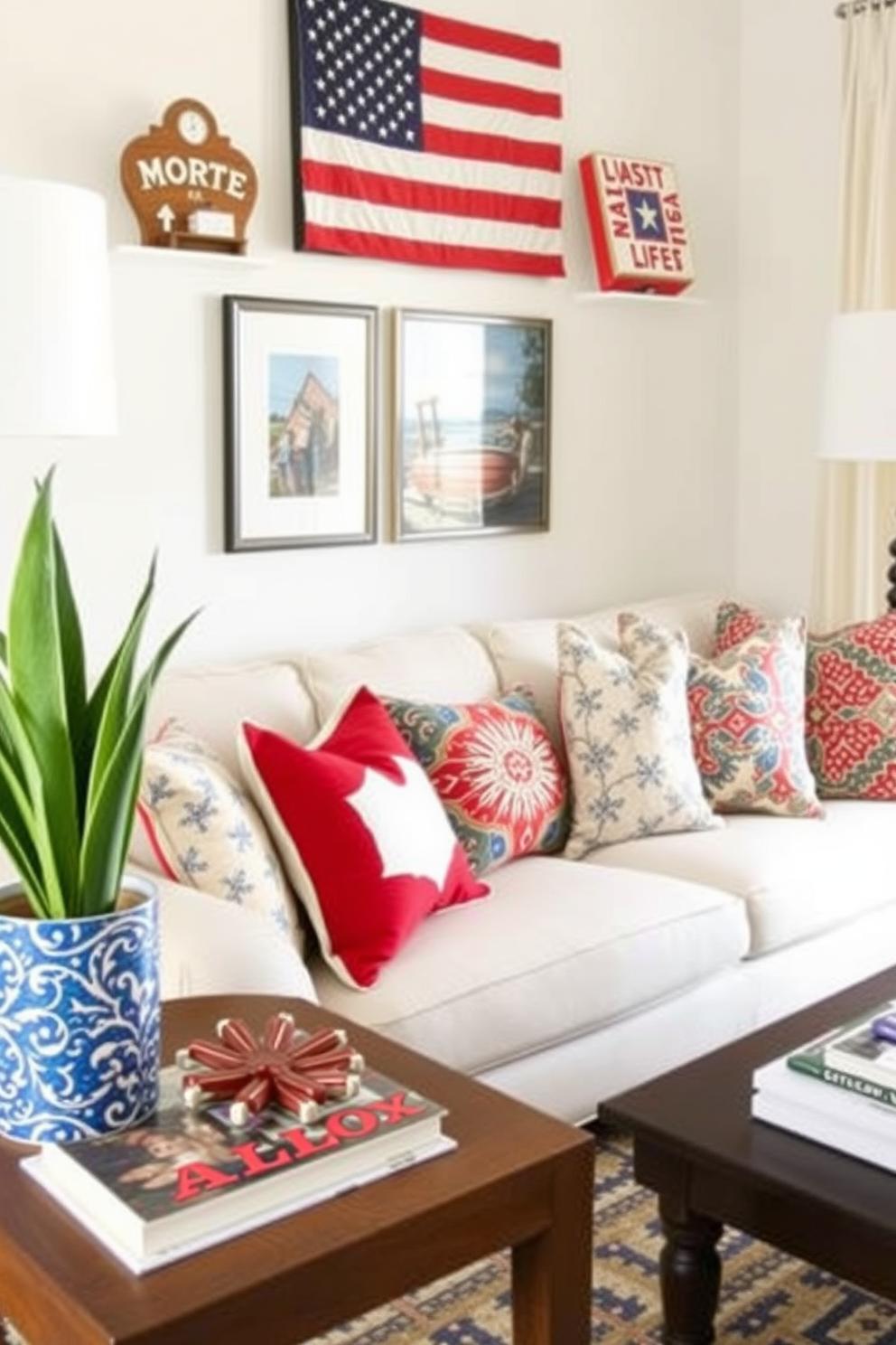 Brighten spaces with colorful throw pillows. Arrange a mix of vibrant patterns and textures to create an inviting atmosphere in your living room. Labor Day Apartment Decorating Ideas. Incorporate red white and blue accents through decorative items and seasonal decor to celebrate the holiday in style.