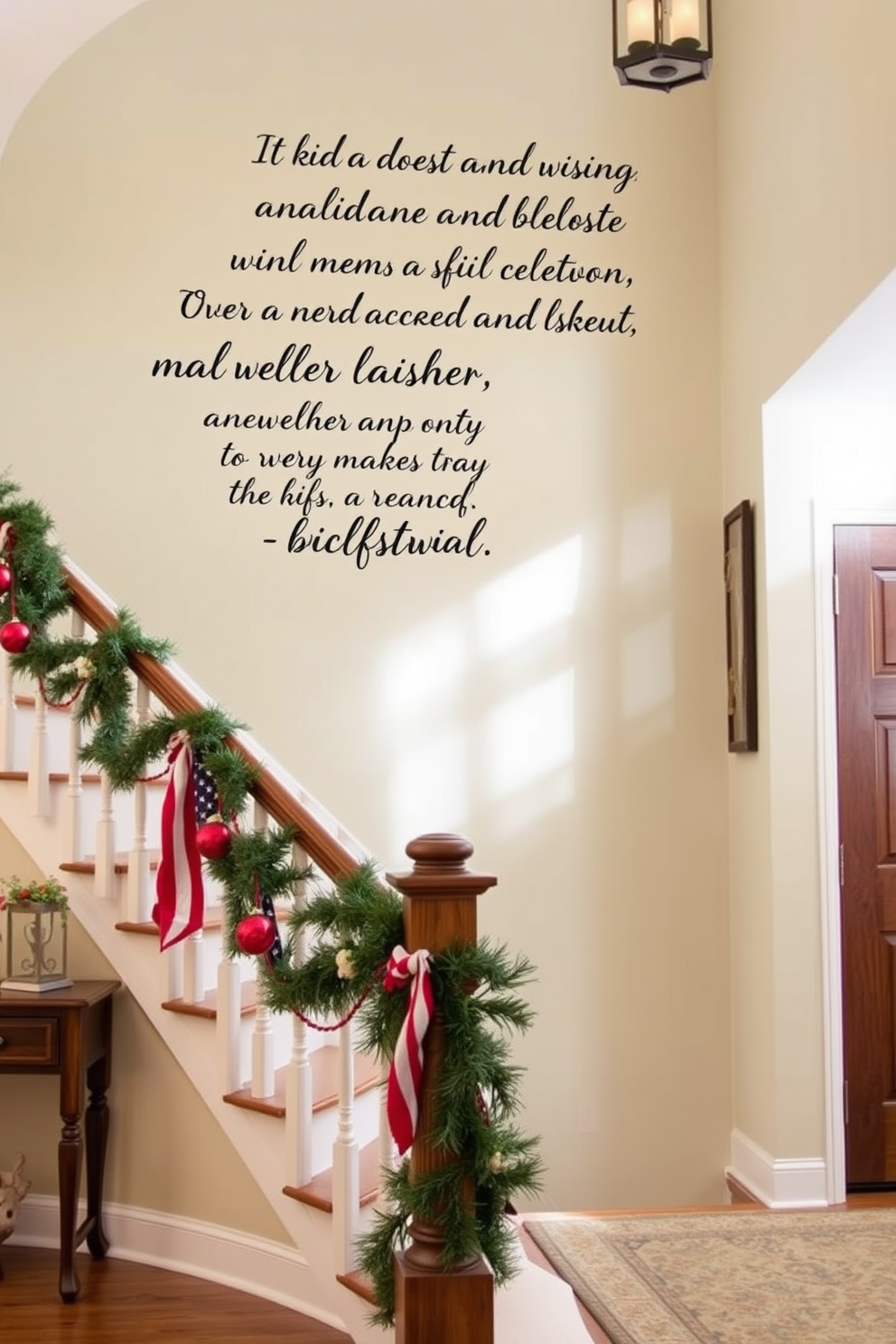 Inspirational quotes on wall decals create an uplifting atmosphere in any space. Choose elegant typography and colors that complement your interior design theme. Labor Day staircase decorating ideas can transform a simple staircase into a festive focal point. Use garlands, lanterns, and seasonal decorations to enhance the visual appeal and celebrate the holiday.