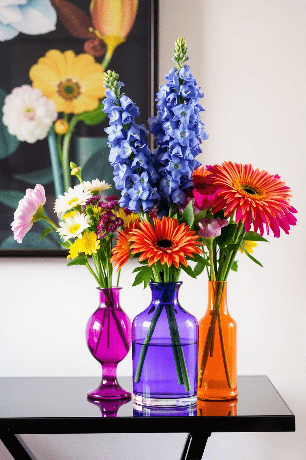 Fresh flowers in vibrant vases create a lively atmosphere in small spaces. Incorporate a mix of colors and heights for visual interest while choosing vases that complement your decor style.