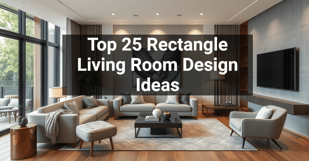 Top 25 Rectangle Living Room Design Ideas