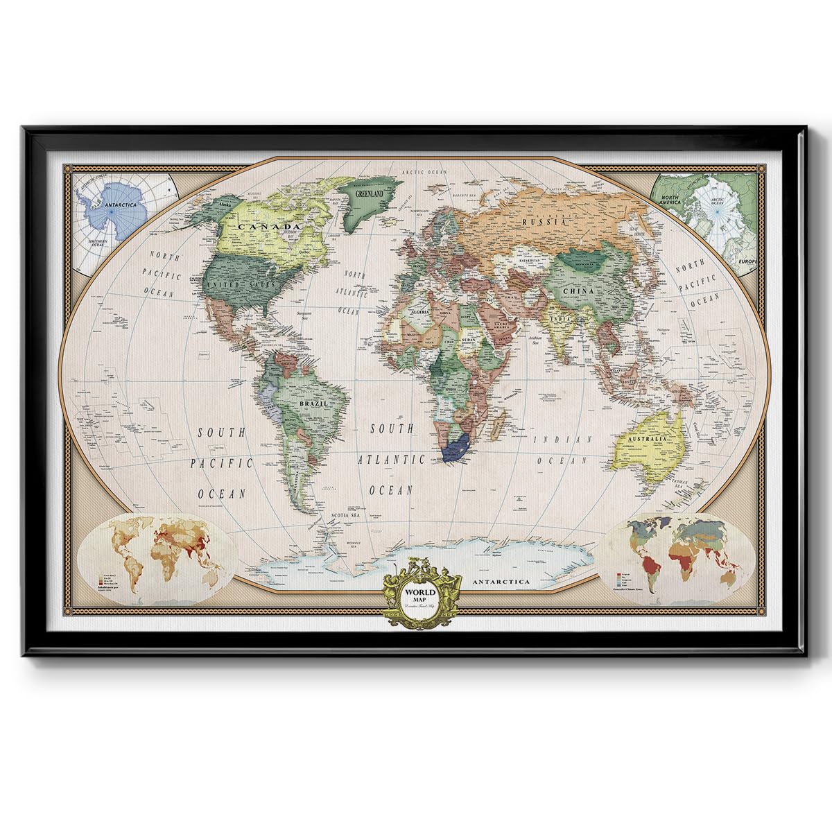 10 Best Map Wall Art