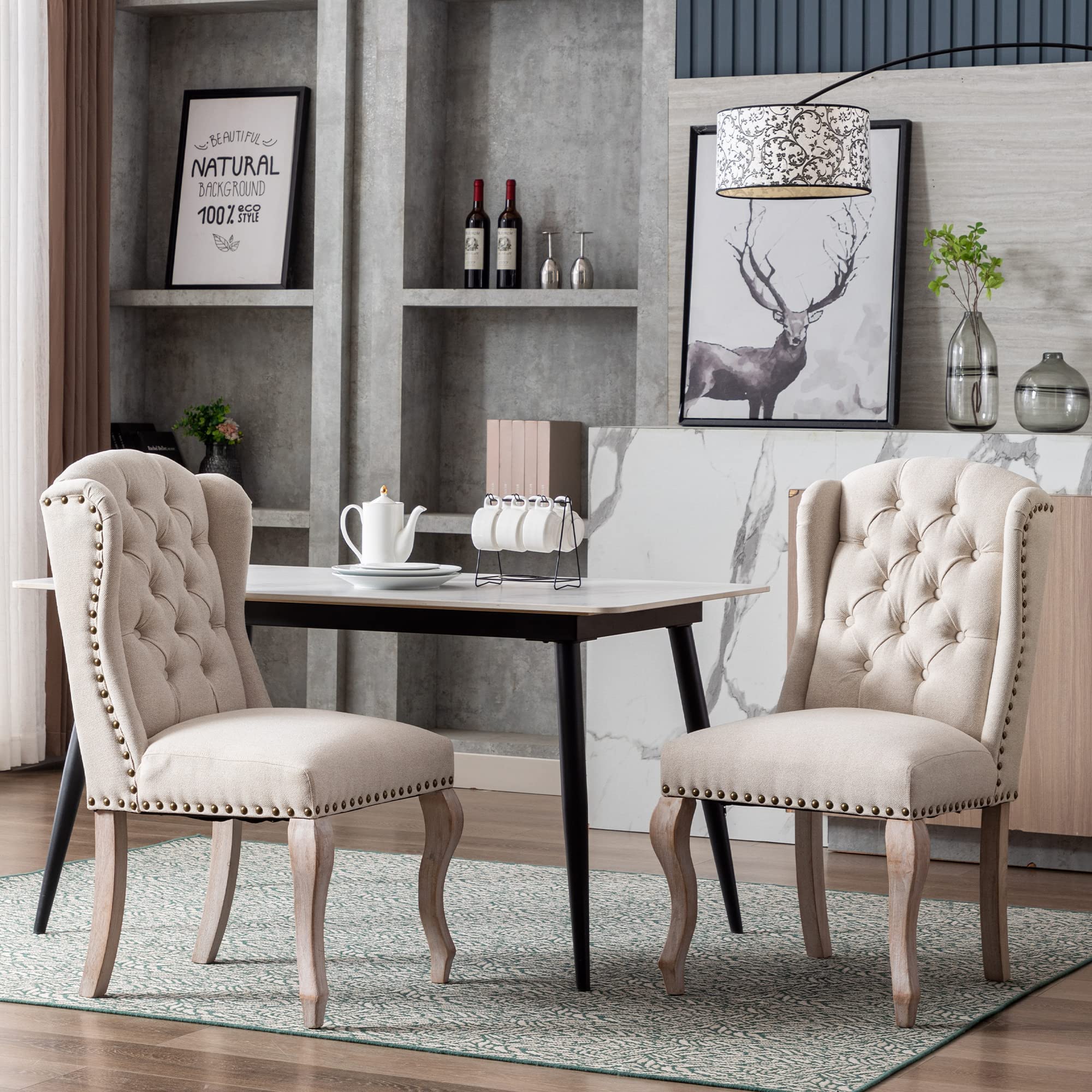 12 Best Wingback Dining Chairs