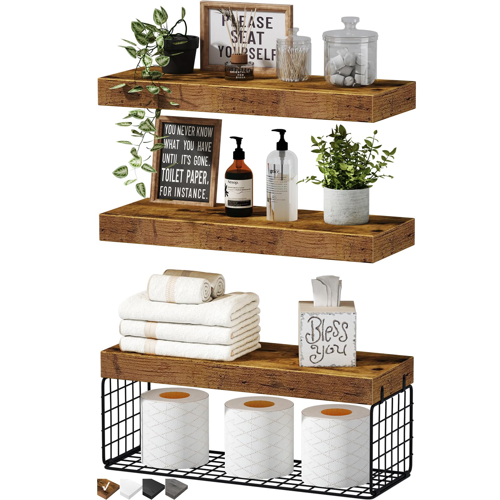 1 Best Bathroom Shelves