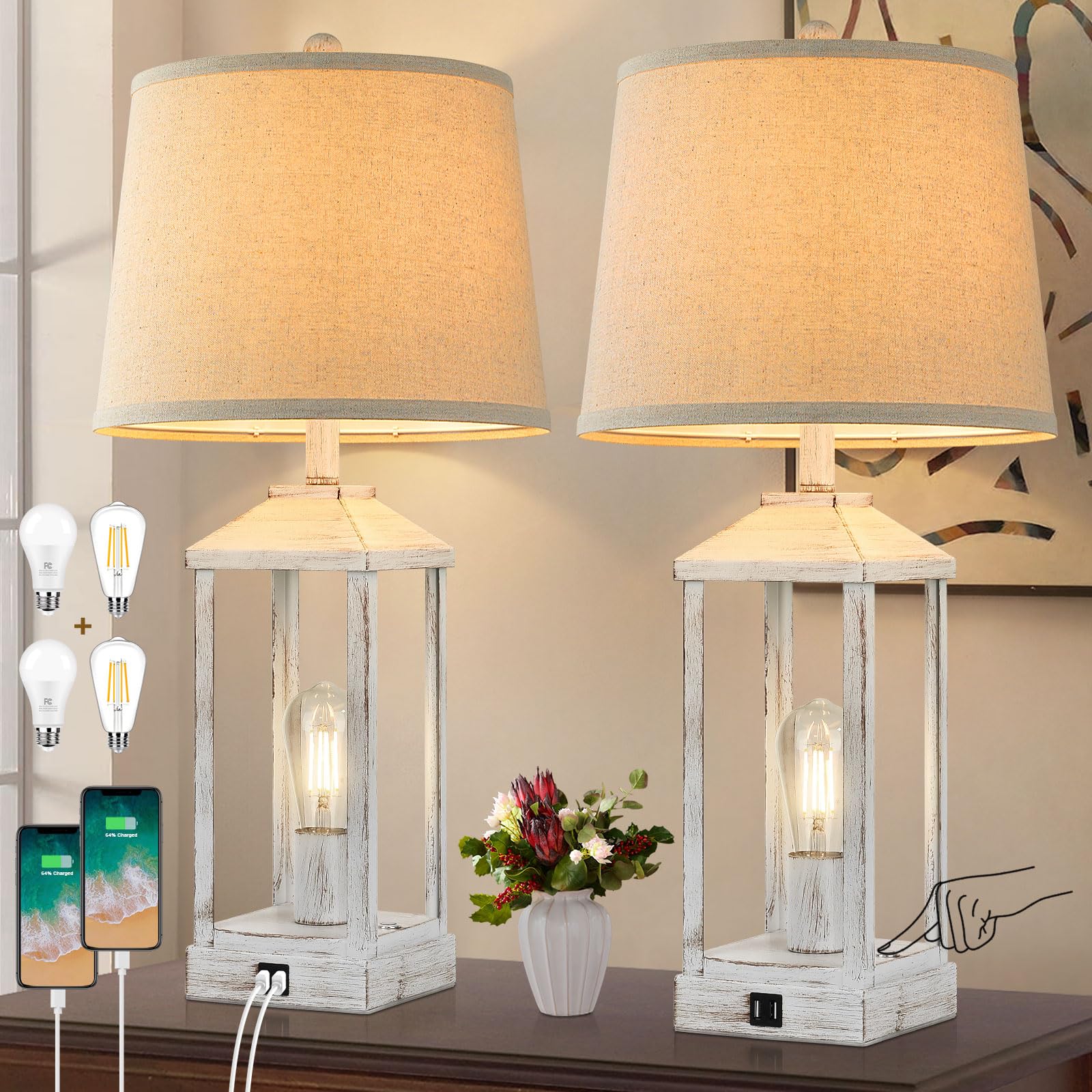 1 Best Farmhouse Table Lamps Sets