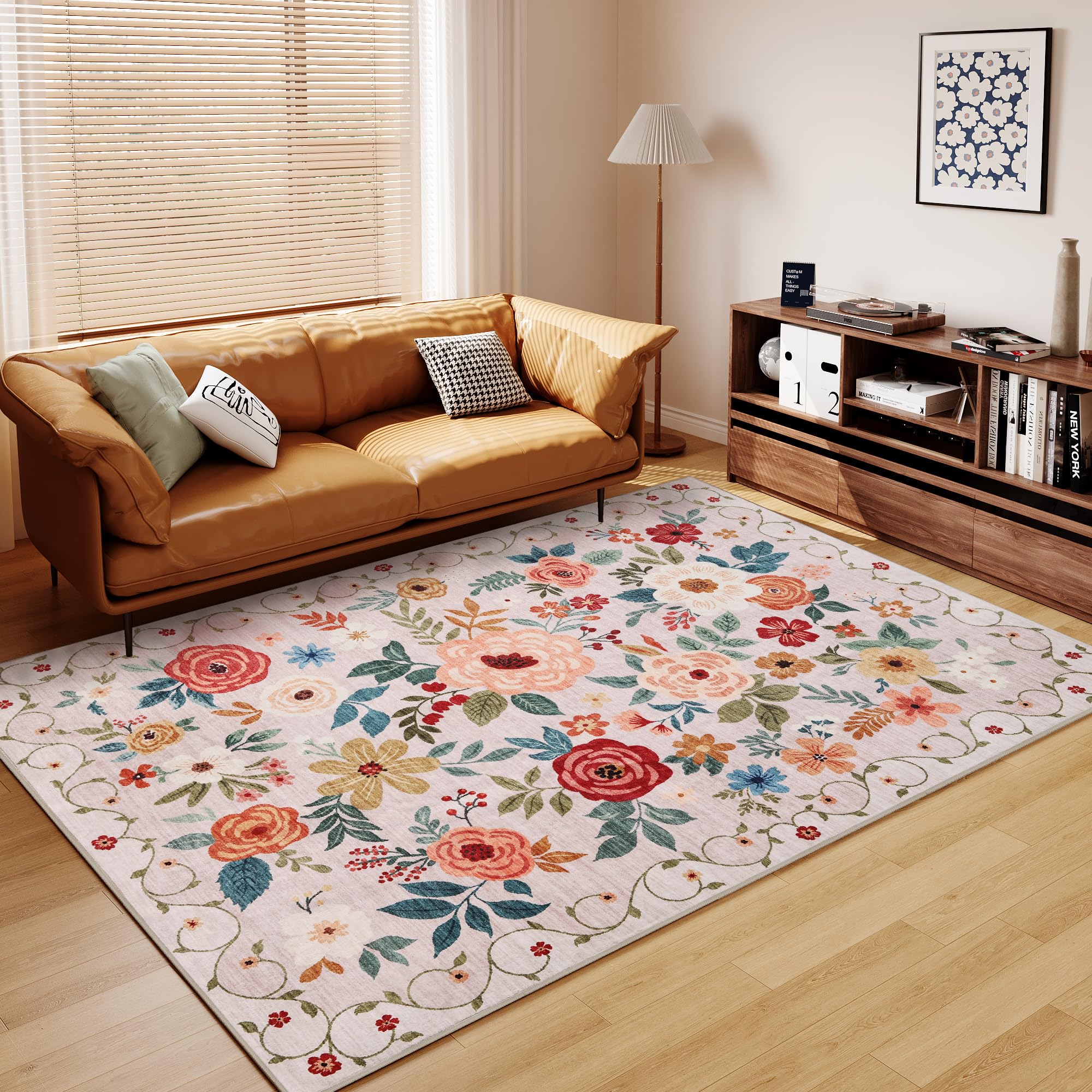 1 Best Floral Rugs