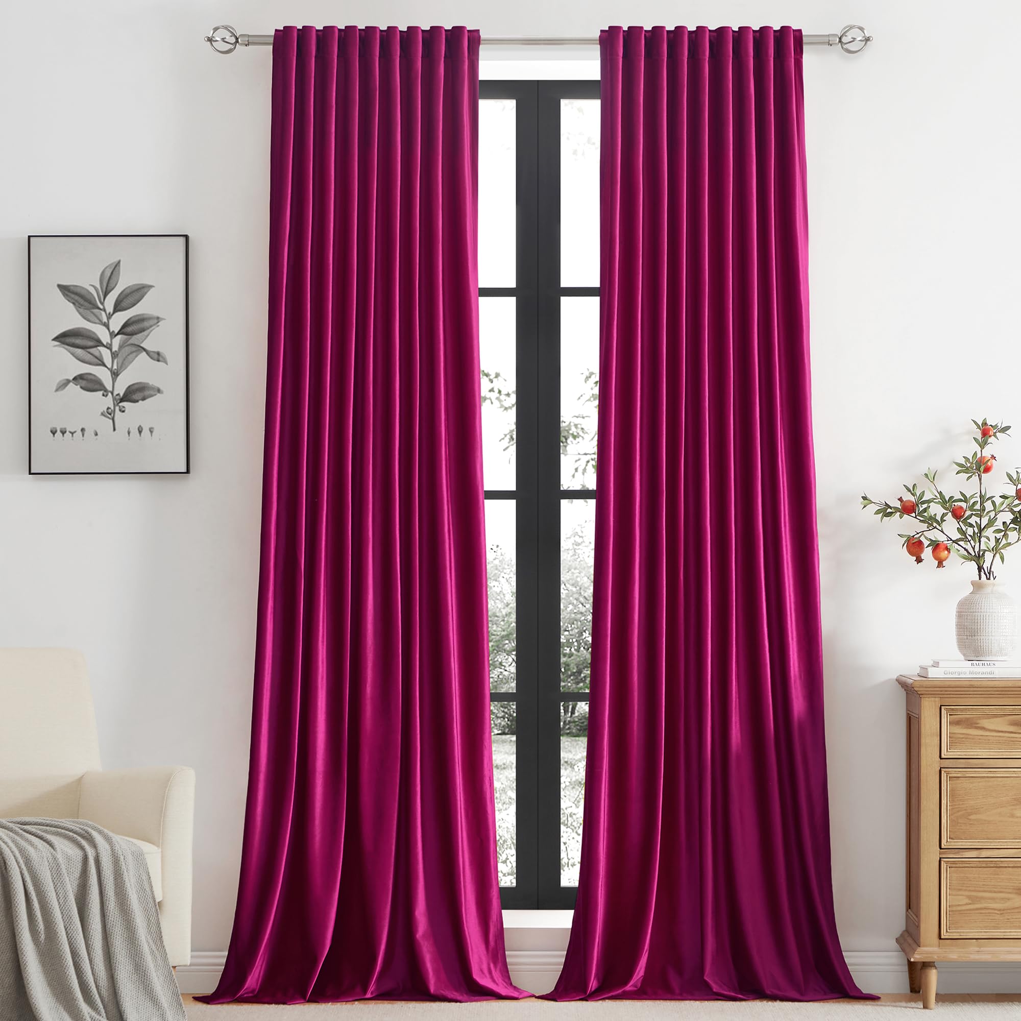 1 Best Fuchsia Curtains