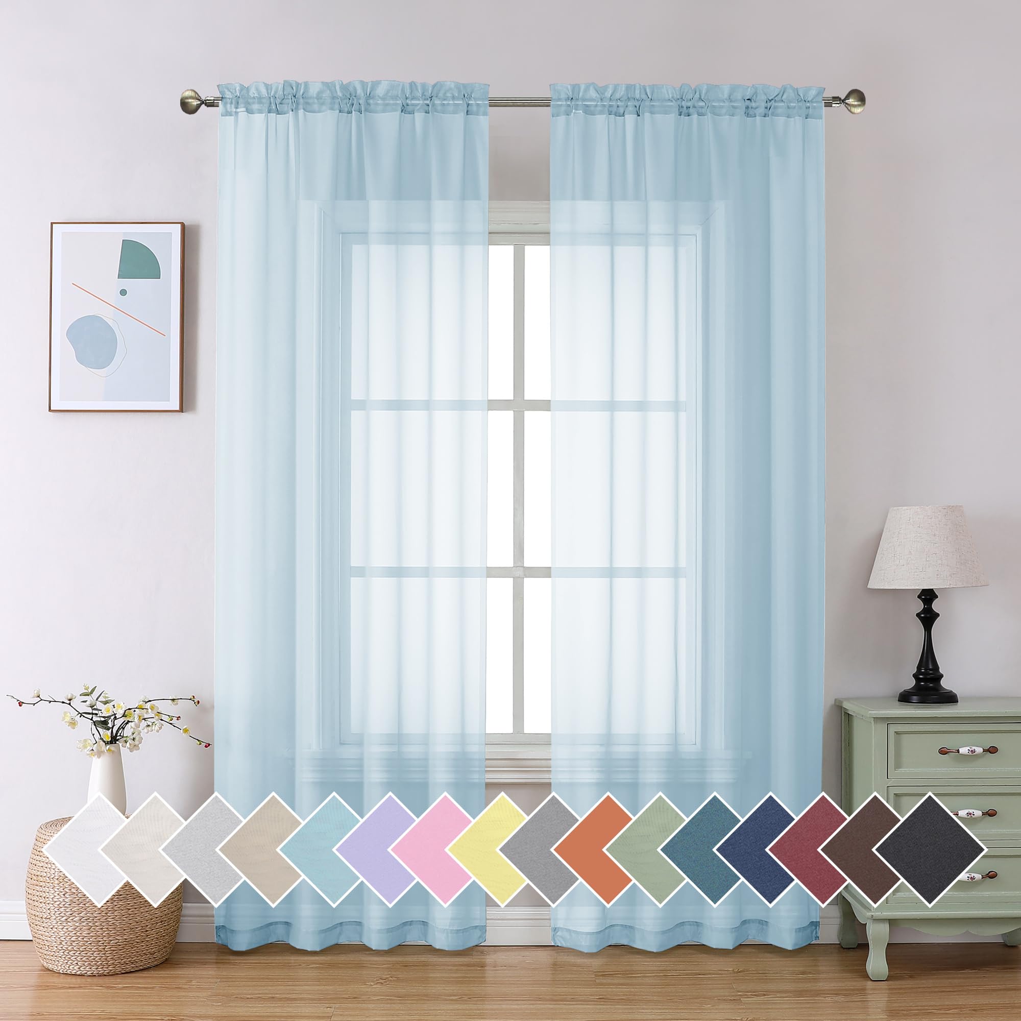 1 Best Light Blue Curtains