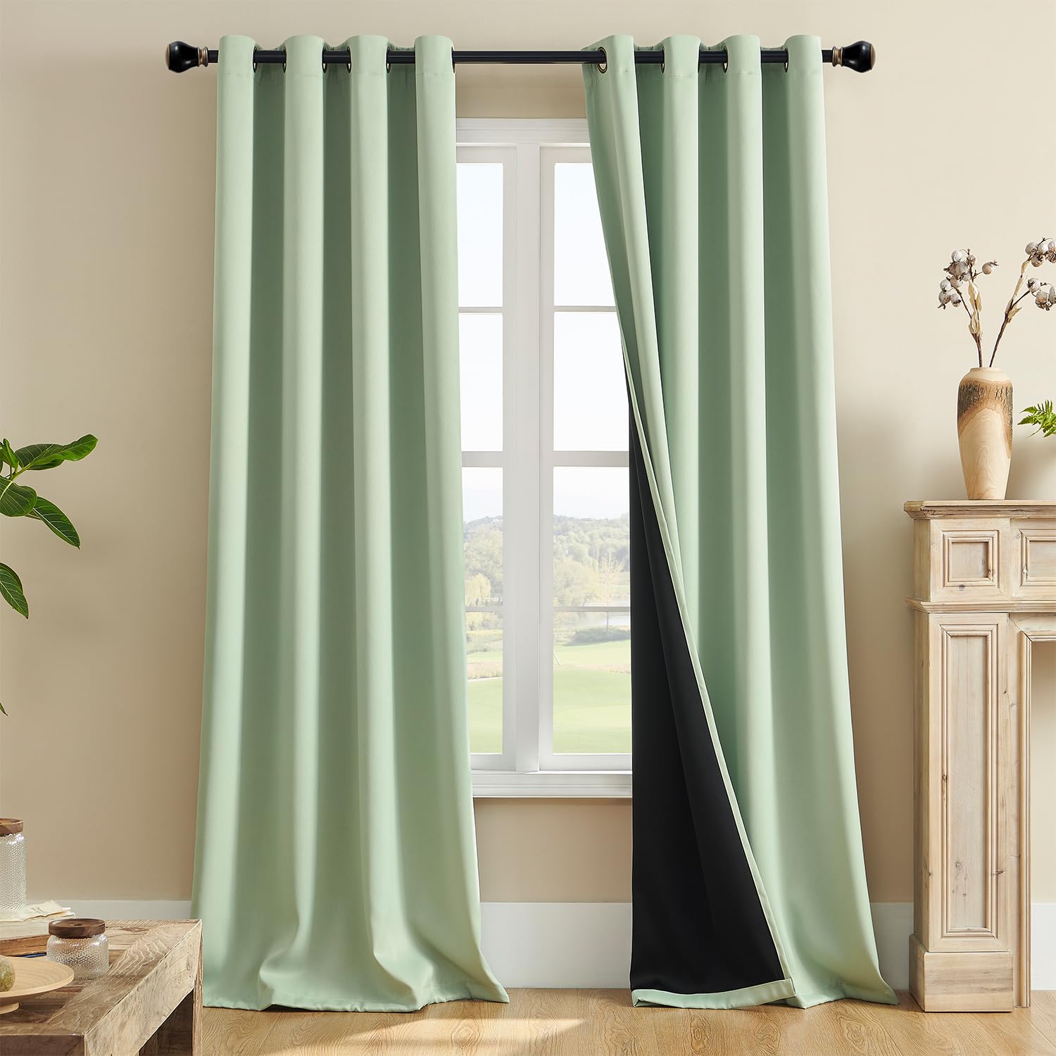 1 Best Mint Green Curtains