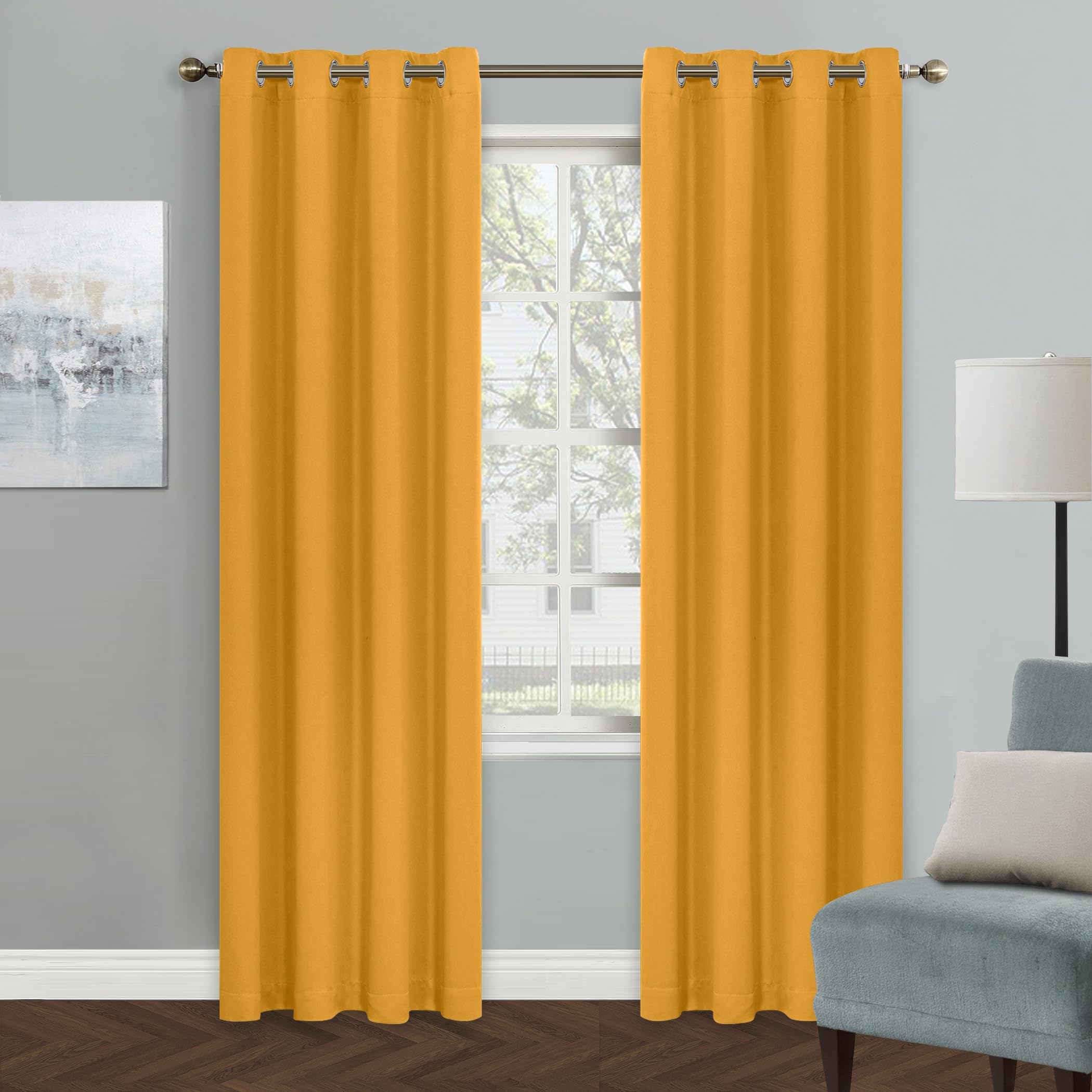 1 Best Mustard Yellow Curtains