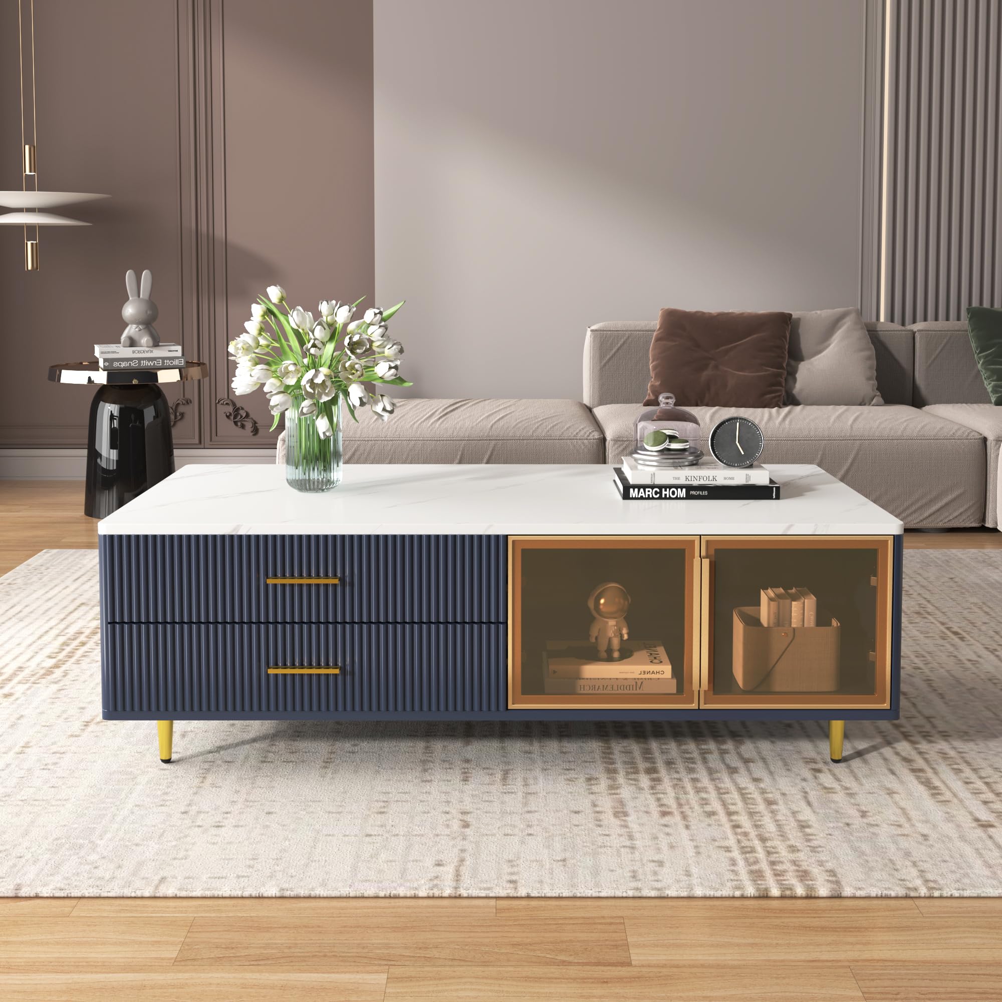 1 Best Navy Blue Coffee Tables