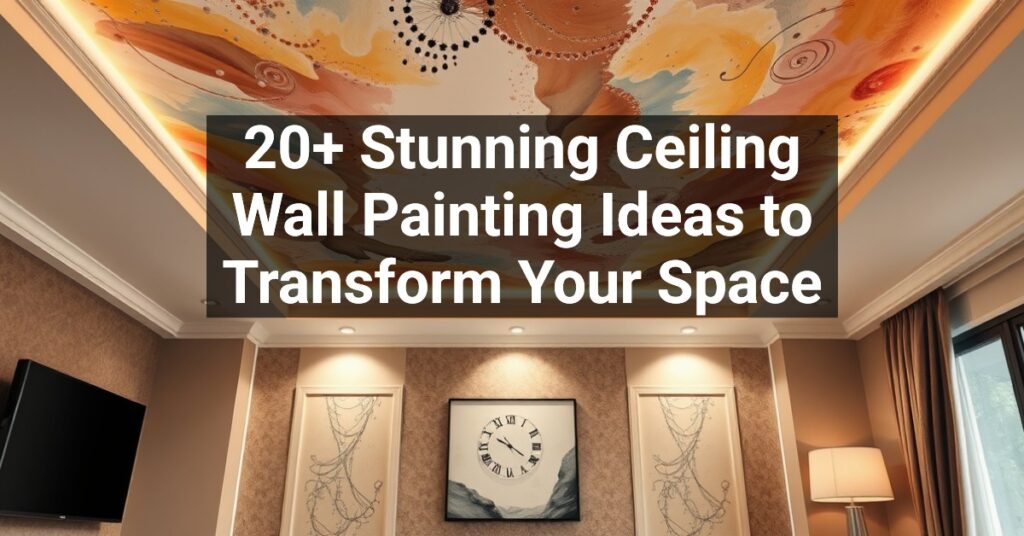 20+ Stunning Ceiling Wall Painting Ideas to Transform Your Space