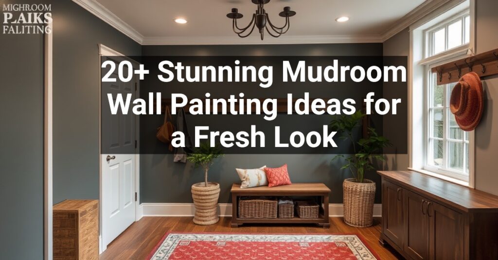 20+ Stunning Mudroom Wall Painting Ideas for a Fresh Look