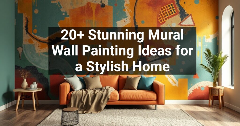 20+ Stunning Mural Wall Painting Ideas for a Stylish Home