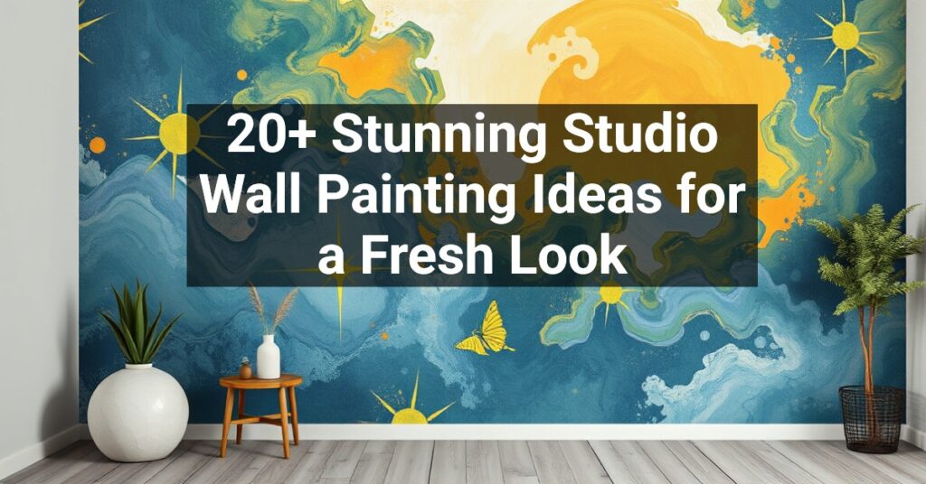 20+ Stunning Studio Wall Painting Ideas for a Fresh Look