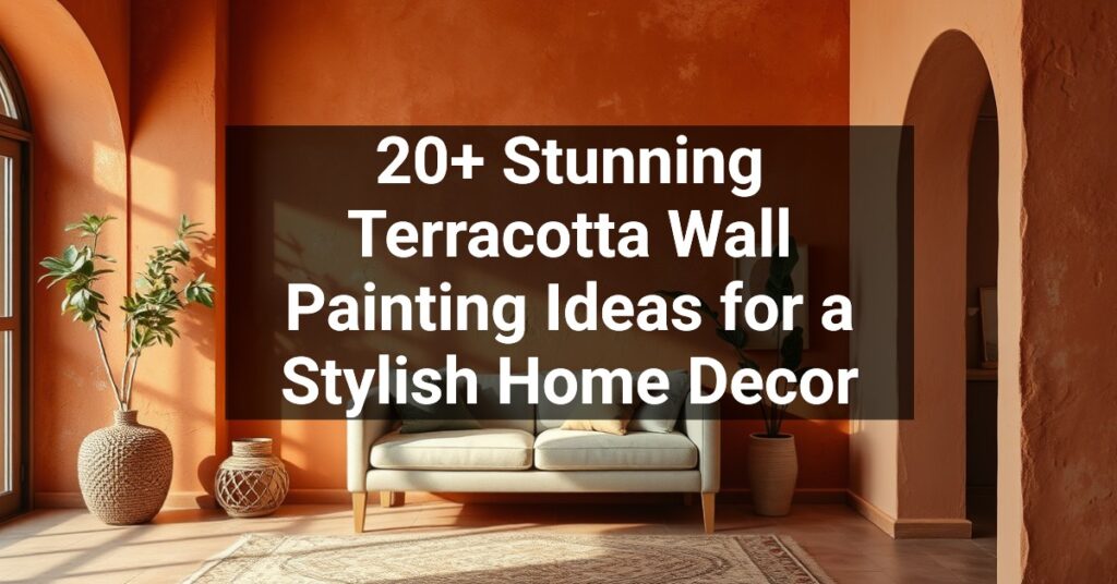 20+ Stunning Terracotta Wall Painting Ideas for a Stylish Home Decor