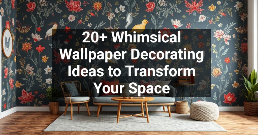 20+ Whimsical Wallpaper Decorating Ideas to Transform Your Space