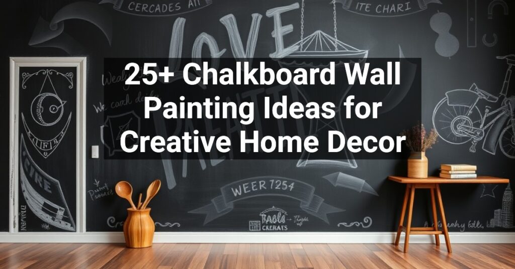 25+ Chalkboard Wall Painting Ideas for Creative Home Decor