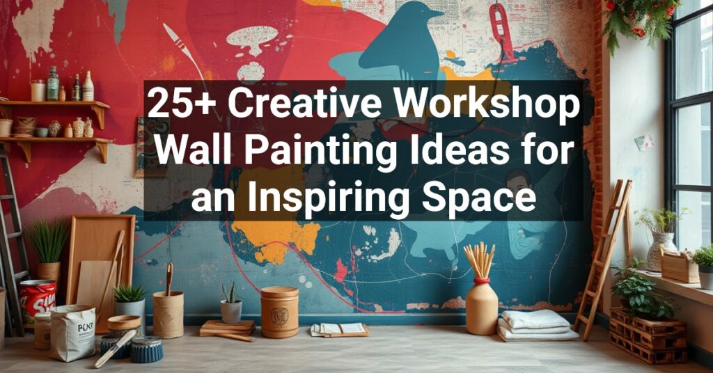 25+ Creative Workshop Wall Painting Ideas for an Inspiring Space