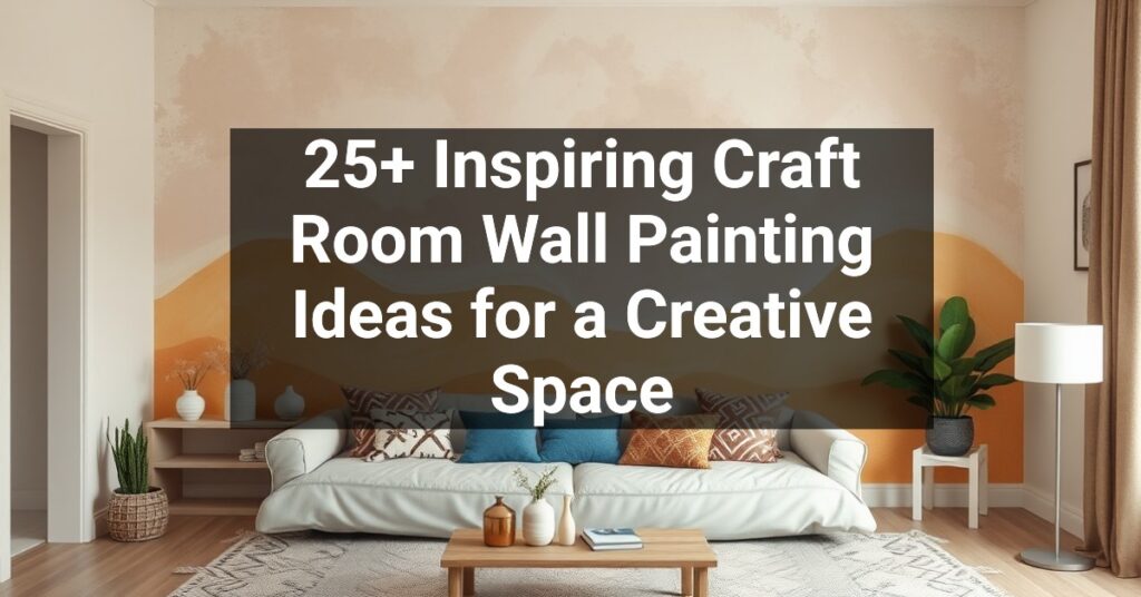 25+ Inspiring Craft Room Wall Painting Ideas for a Creative Space