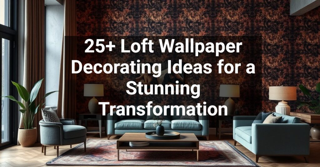 25+ Loft Wallpaper Decorating Ideas for a Stunning Transformation