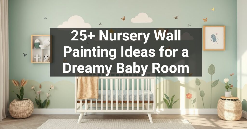 25+ Nursery Wall Painting Ideas for a Dreamy Baby Room