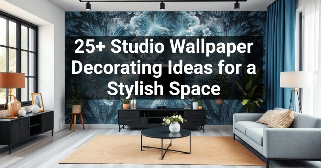 25+ Studio Wallpaper Decorating Ideas for a Stylish Space