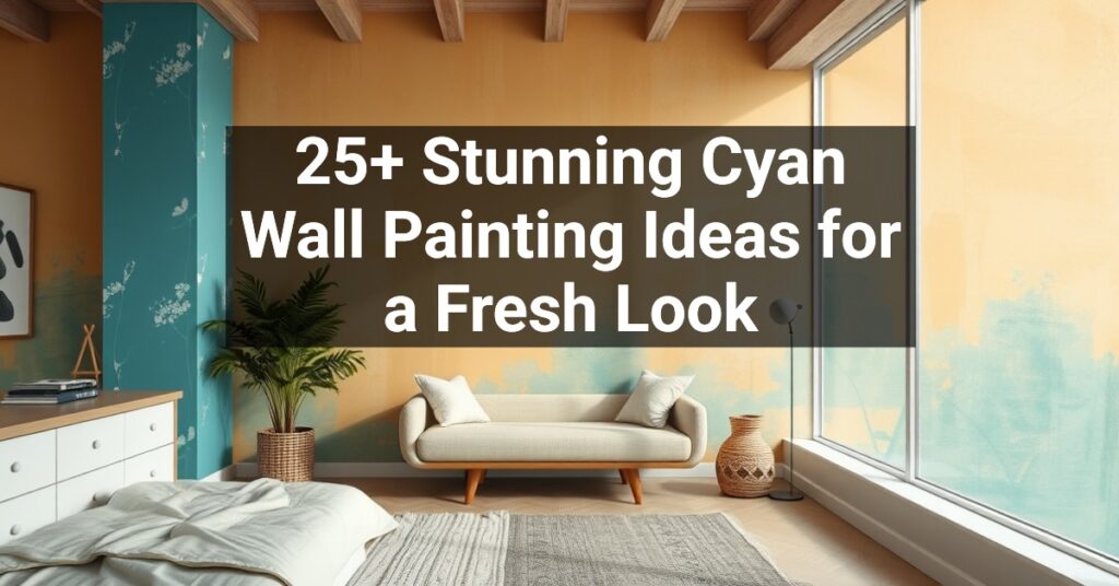 25+ Stunning Cyan Wall Painting Ideas for a Fresh Look