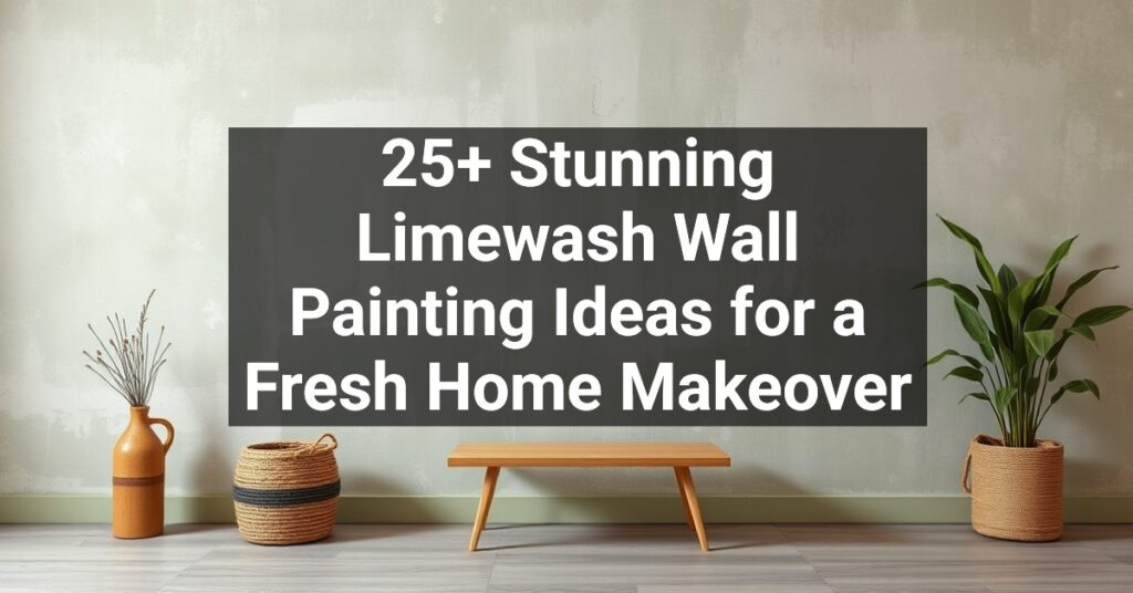 25+ Stunning Limewash Wall Painting Ideas for a Fresh Home Makeover