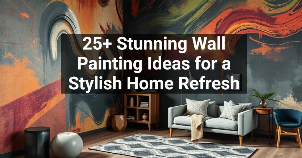 25+ Stunning Wall Painting Ideas for a Stylish Home Refresh