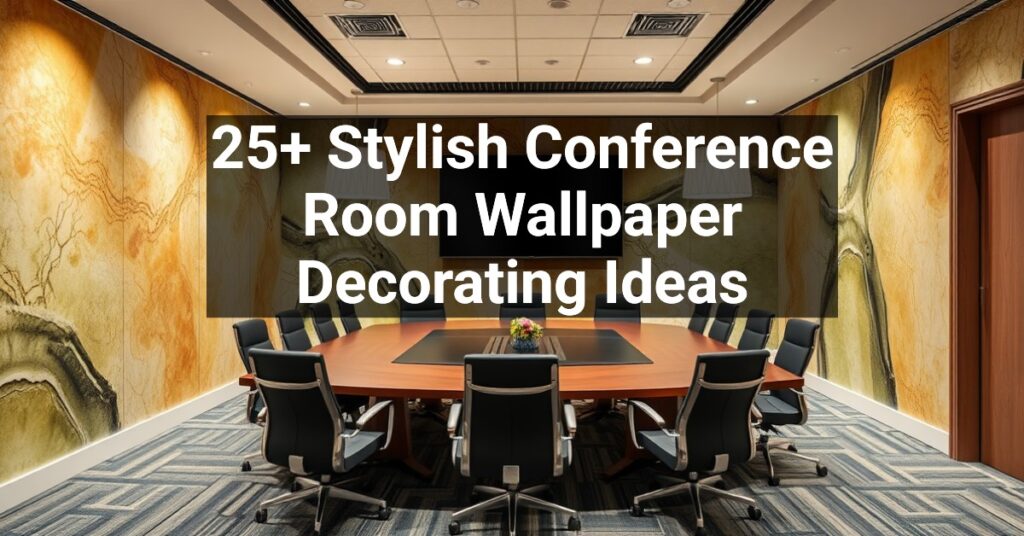 25+ Stylish Conference Room Wallpaper Decorating Ideas