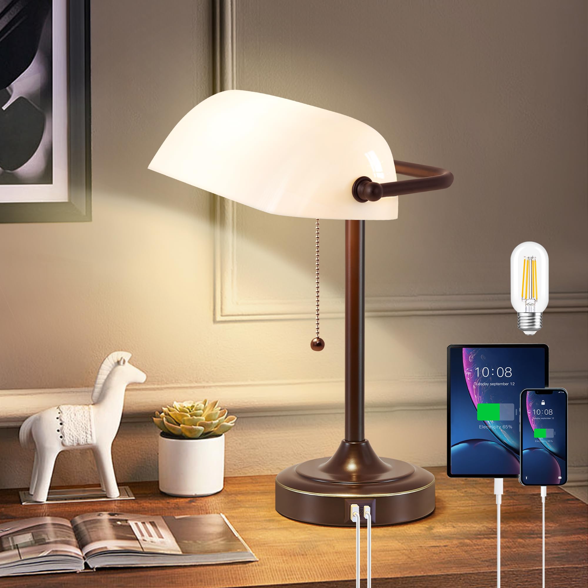 2 Best Bankers Table Lamps