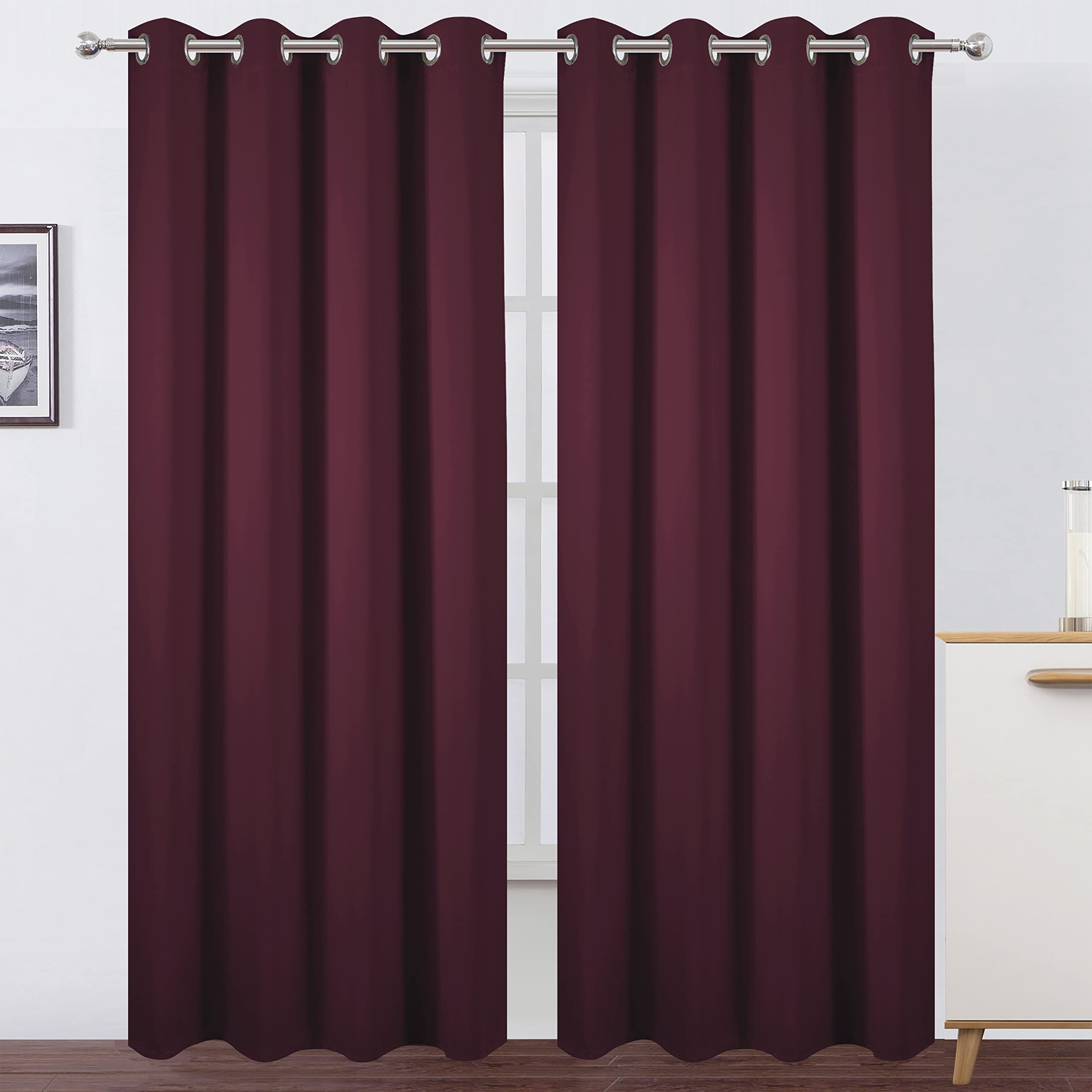 2 Best Burgundy Curtains