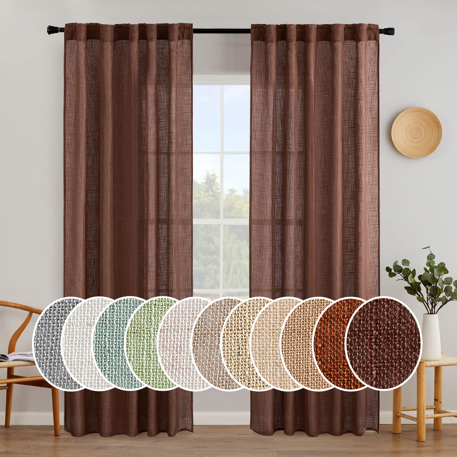 2 Best Chocolate Brown Curtains