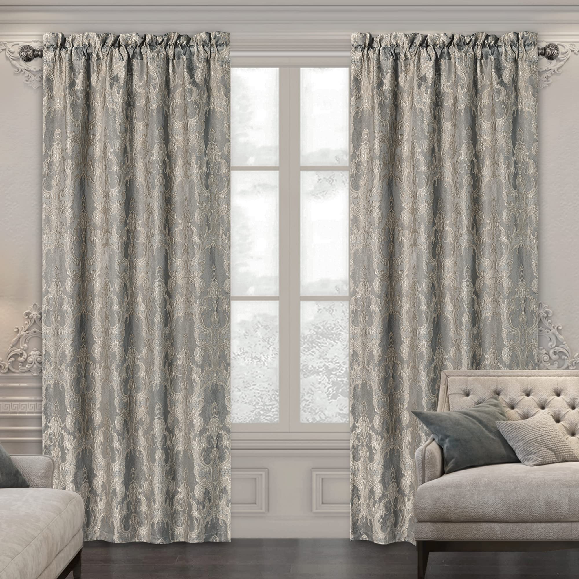 2 Best Damask Curtains