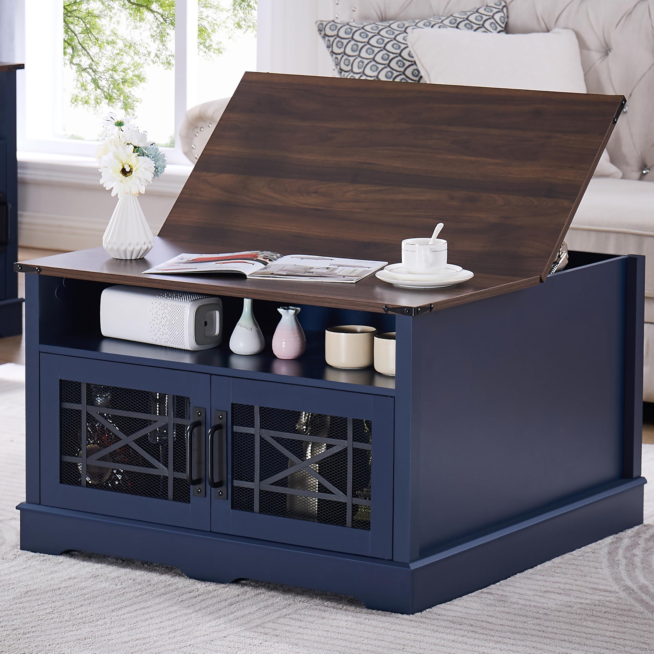 2 Best Denim Blue Coffee Tables