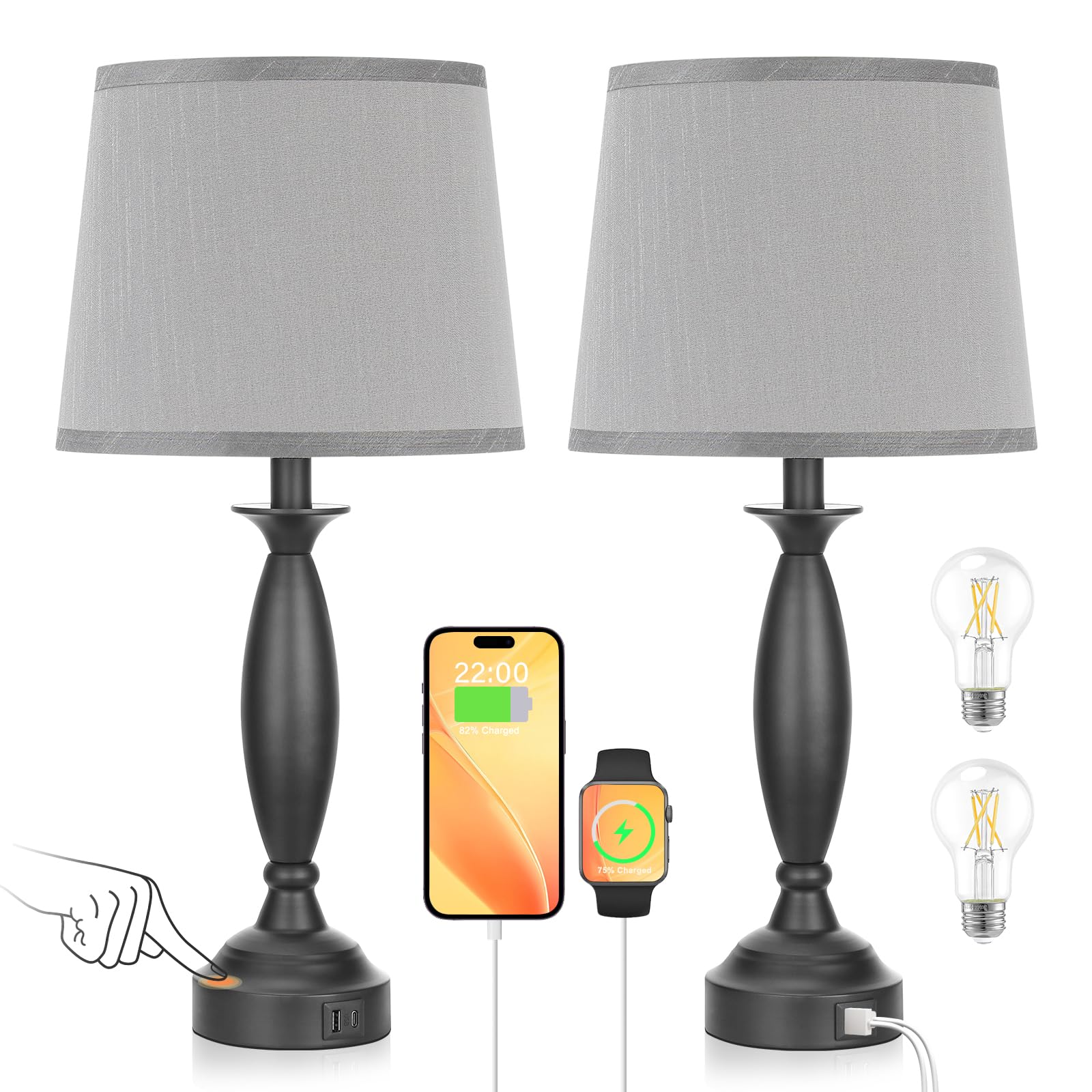 2 Best Gray Table Lamps