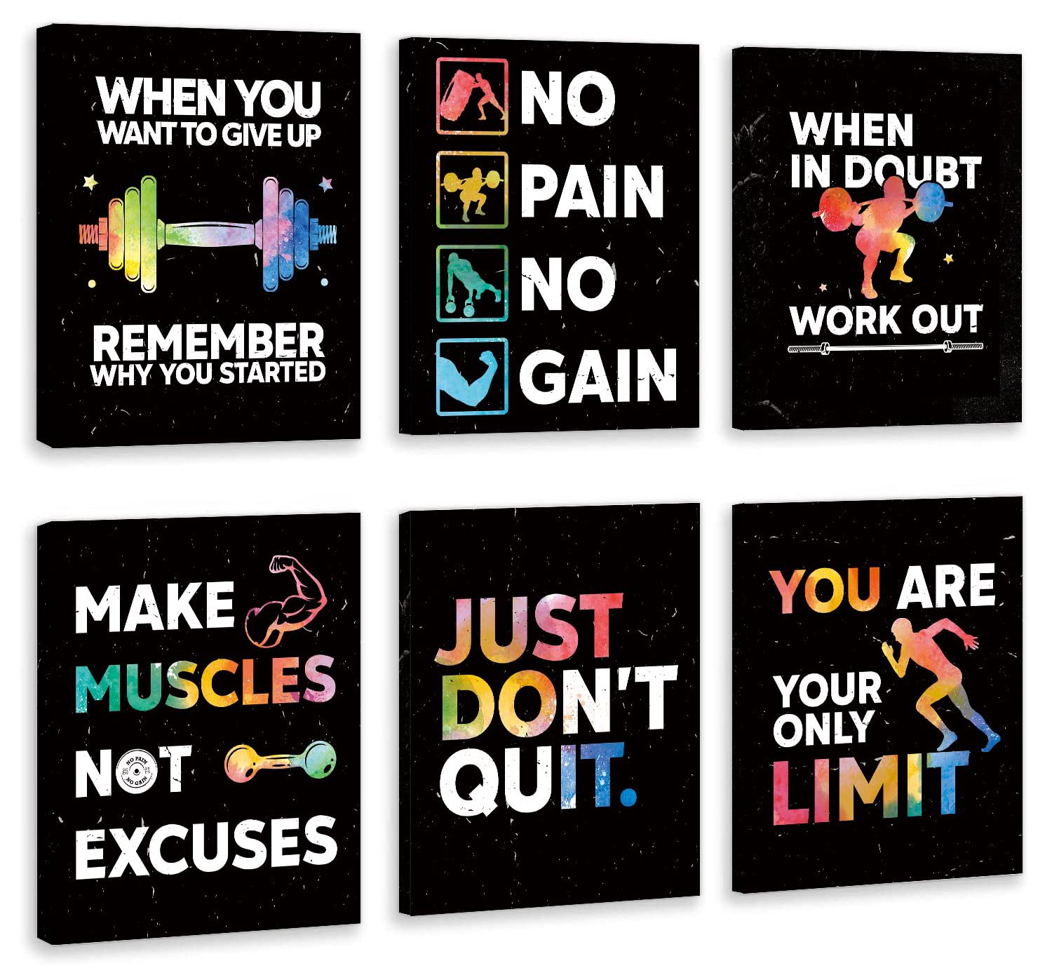 2 Best Home Gym Wall Art