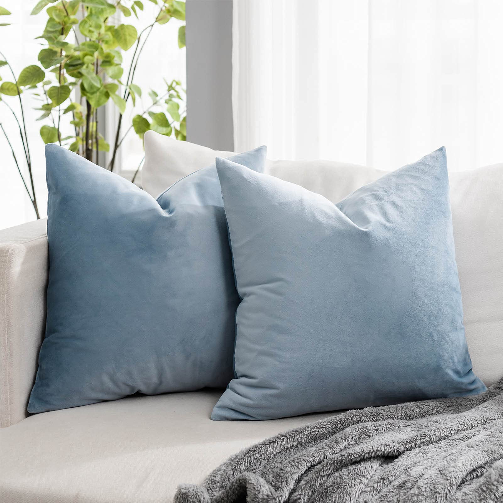 2 Best Light Blue Cushions