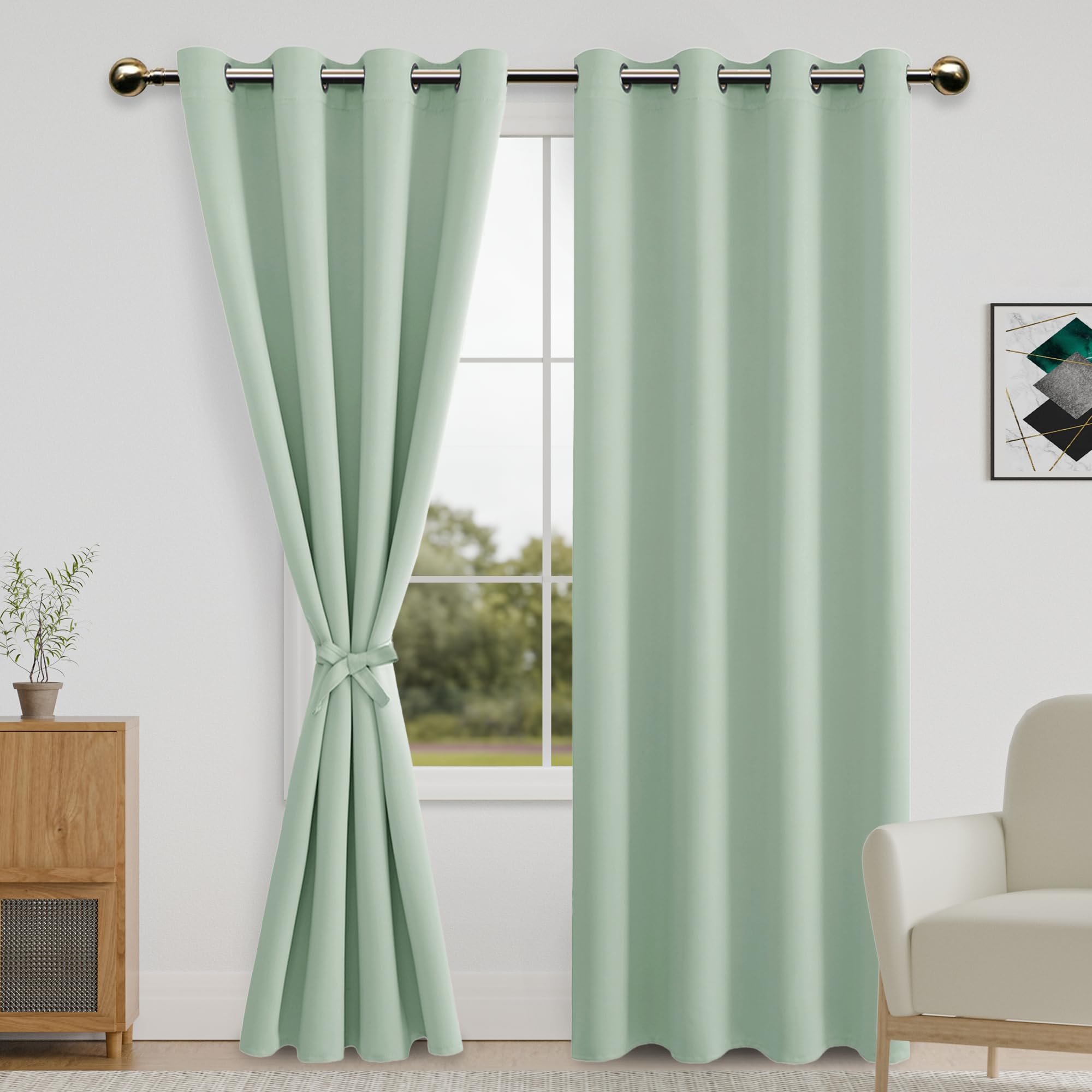 2 Best Mint Green Curtains