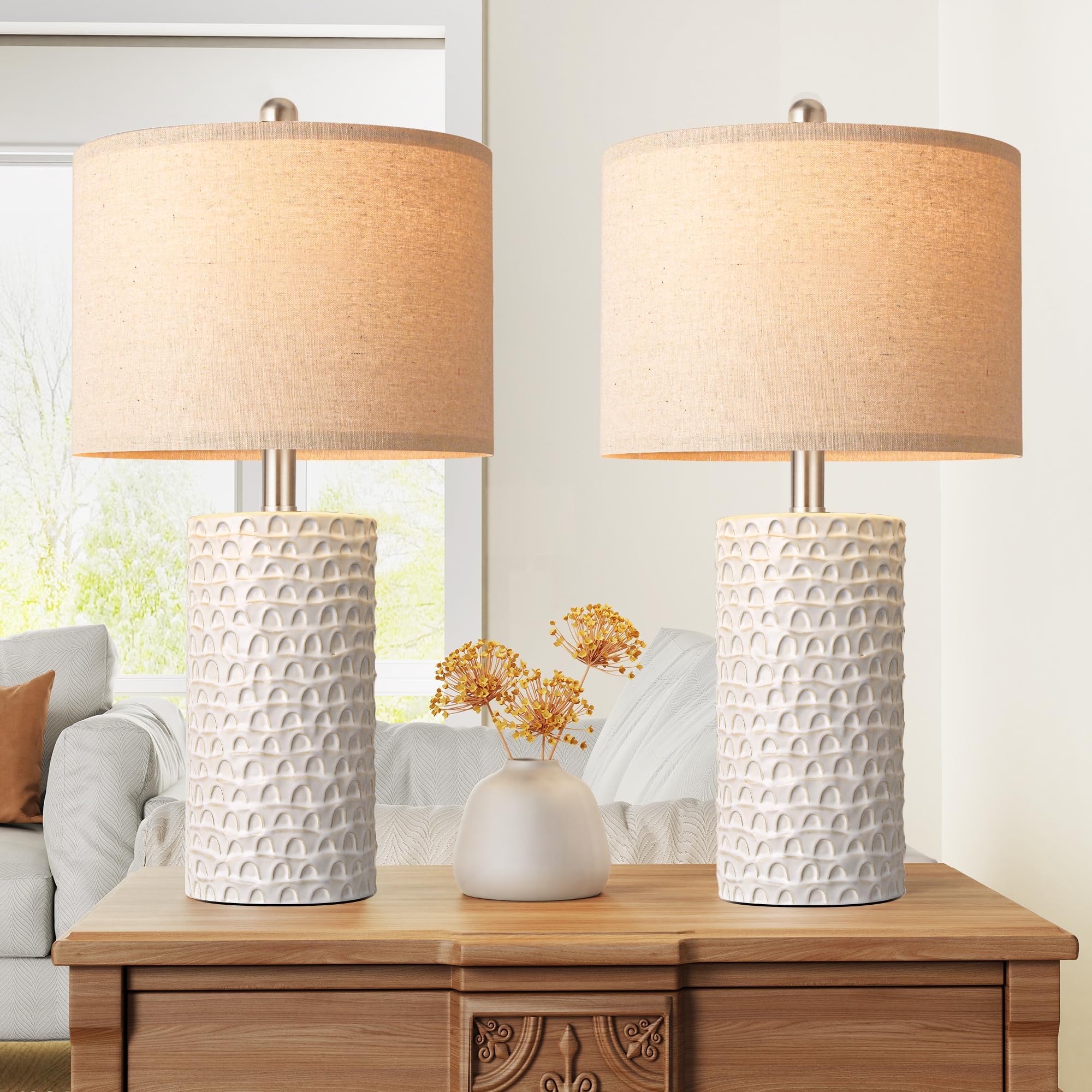 2 Best Modern Ceramic Table Lamp Sets