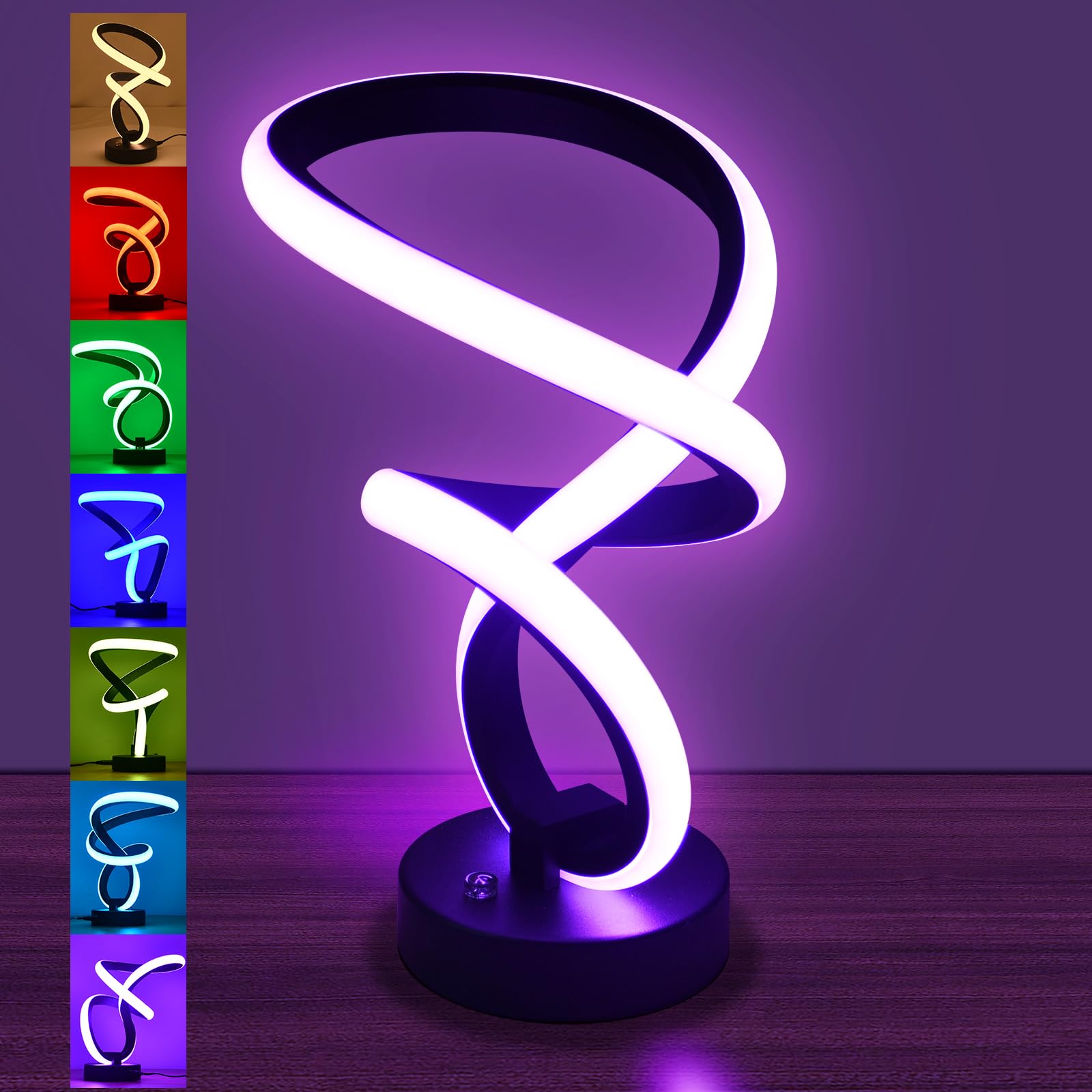 2 Best Modern Spiral Rgb Table Lamps