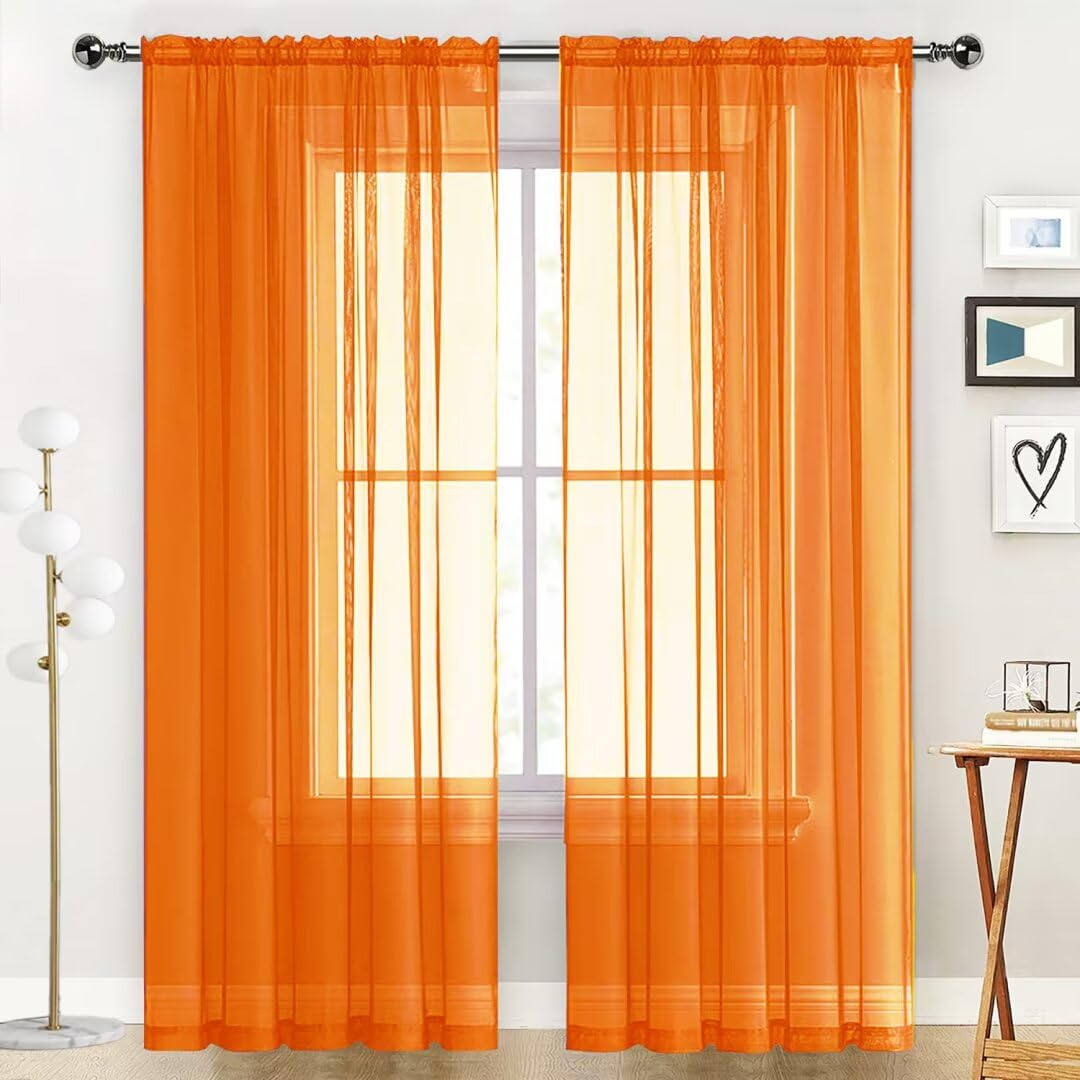 2 Best Orange Curtains