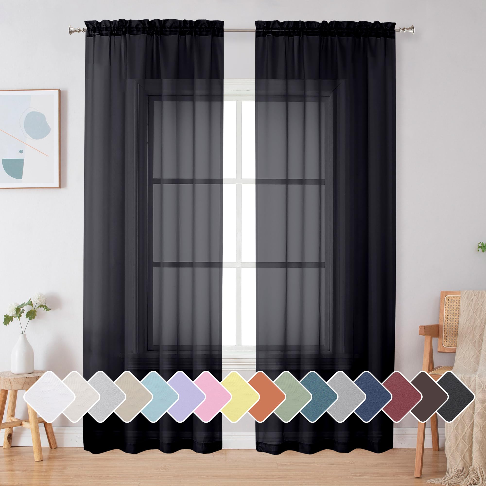 2 Best Solid Color Curtains