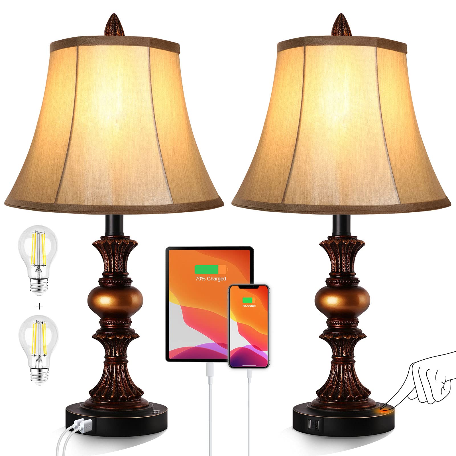 2 Best Traditional Style Lamp Sets