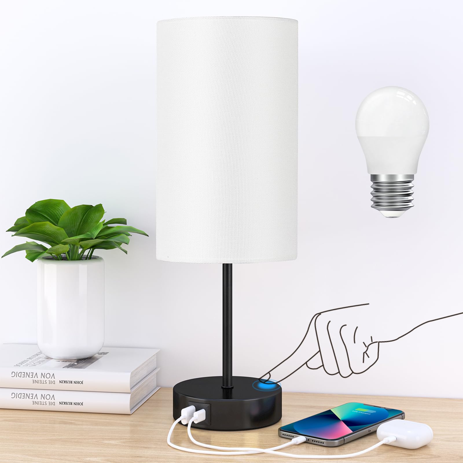 3 Best 3 Way Dimmable Touch Lamps