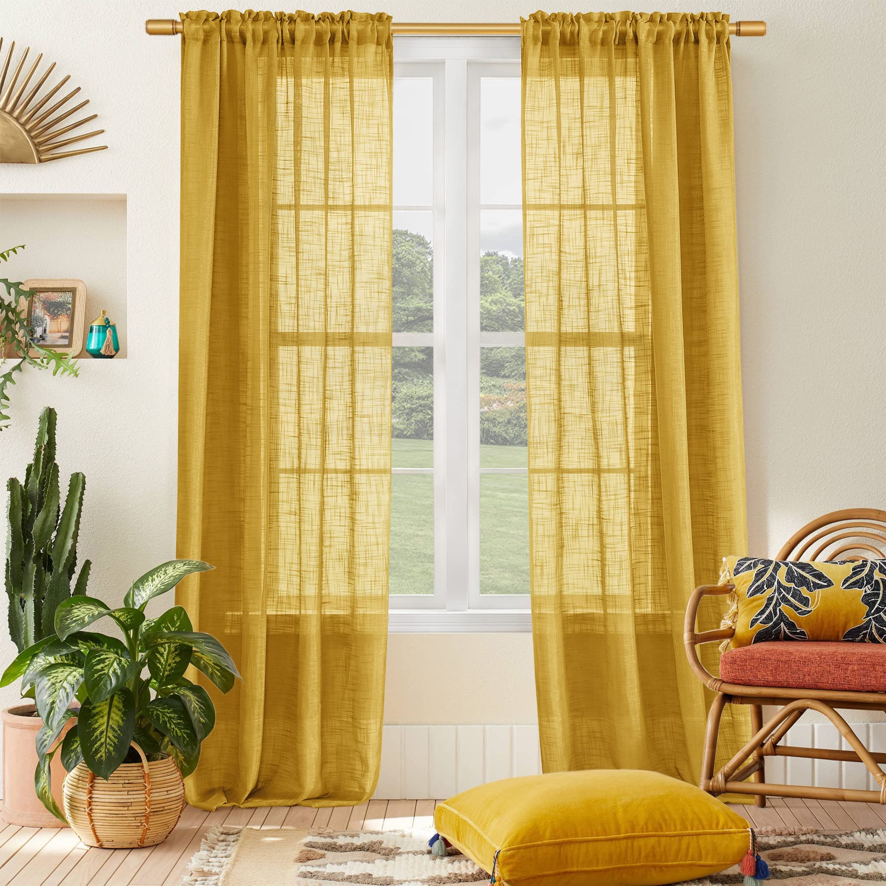 3 Best Mustard Curtains