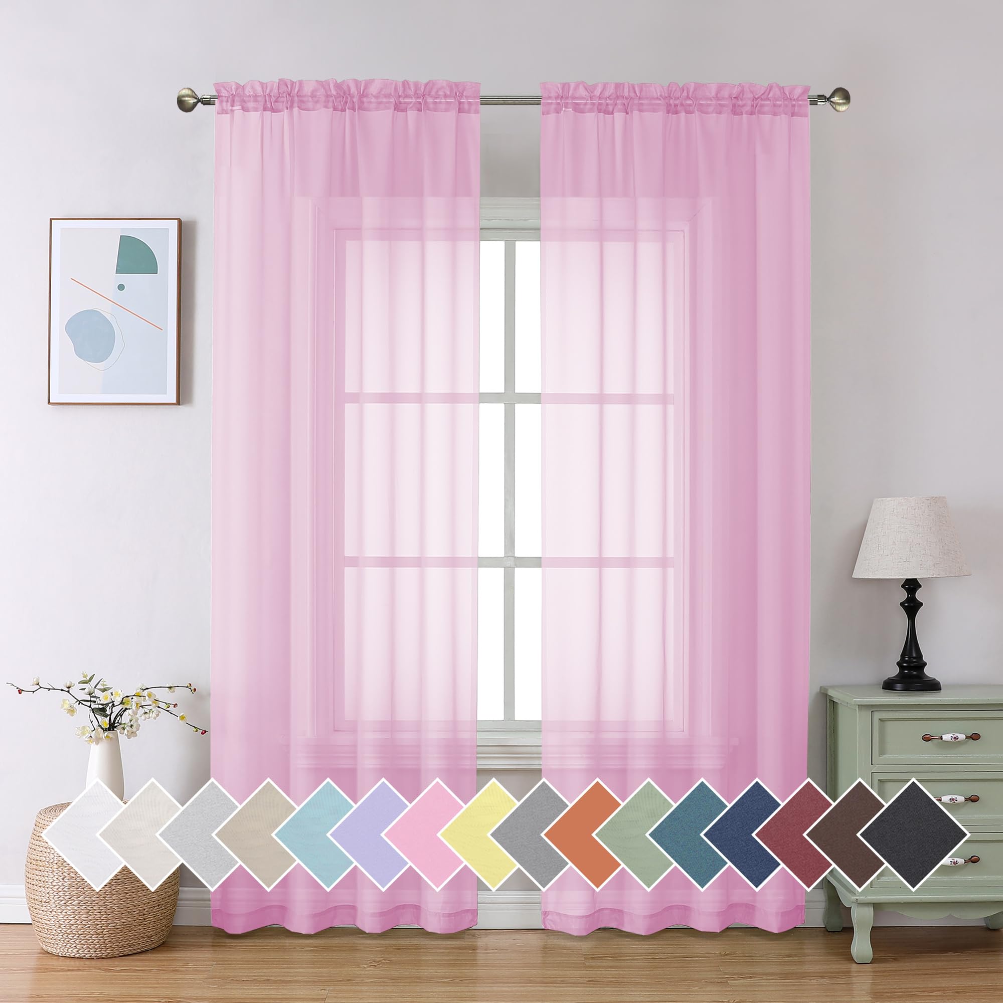 3 Best Pink Curtains