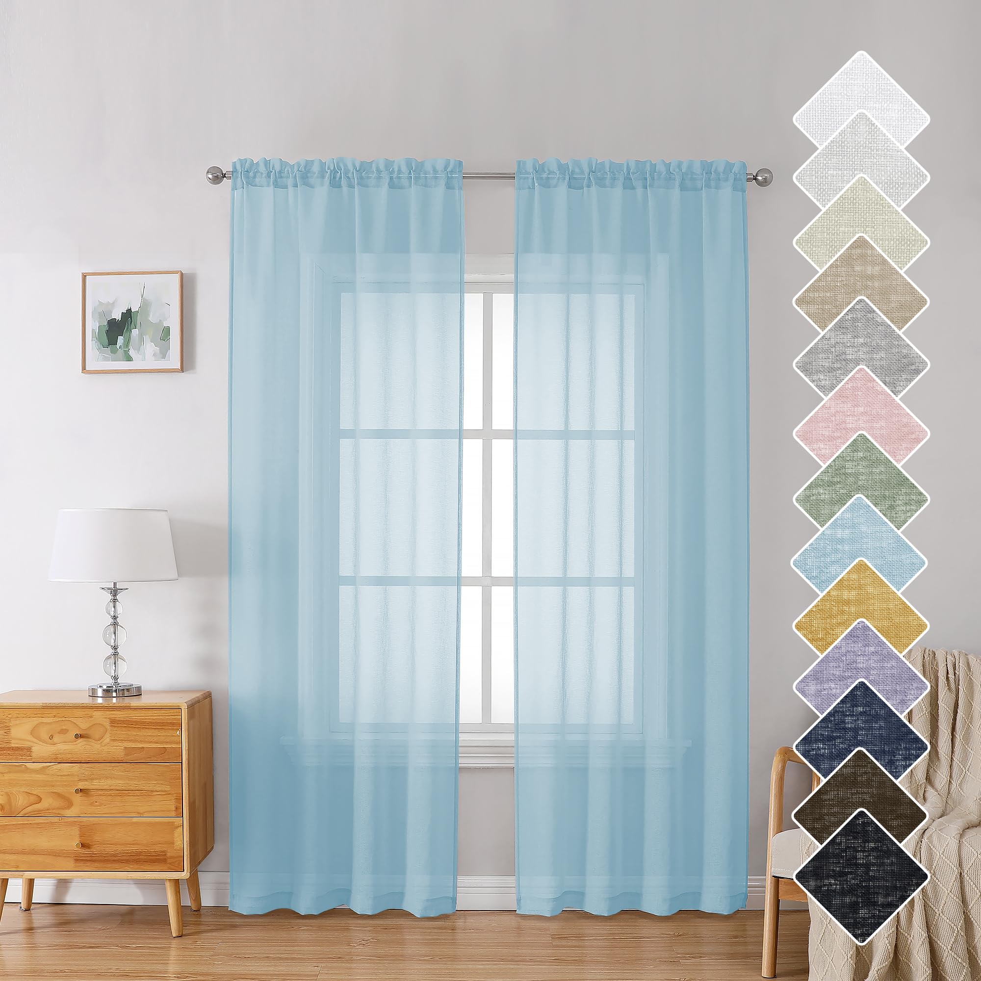 3 Best Sky Blue Curtains